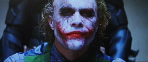 The Dark Knight: Joker (Heath Ledger) et Batman (Christian Bale)